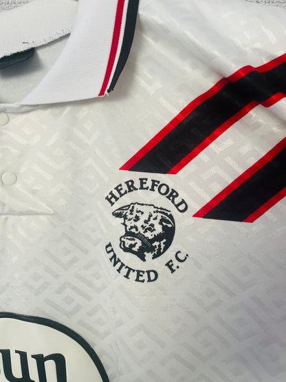 Hereford United home football shirt 1991/92 Medium