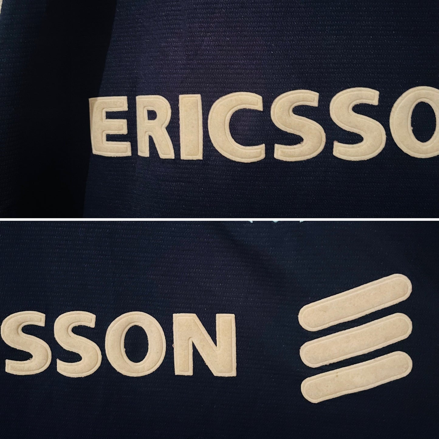 Marseille away football shirt 1999/2000 Ravanelli Large