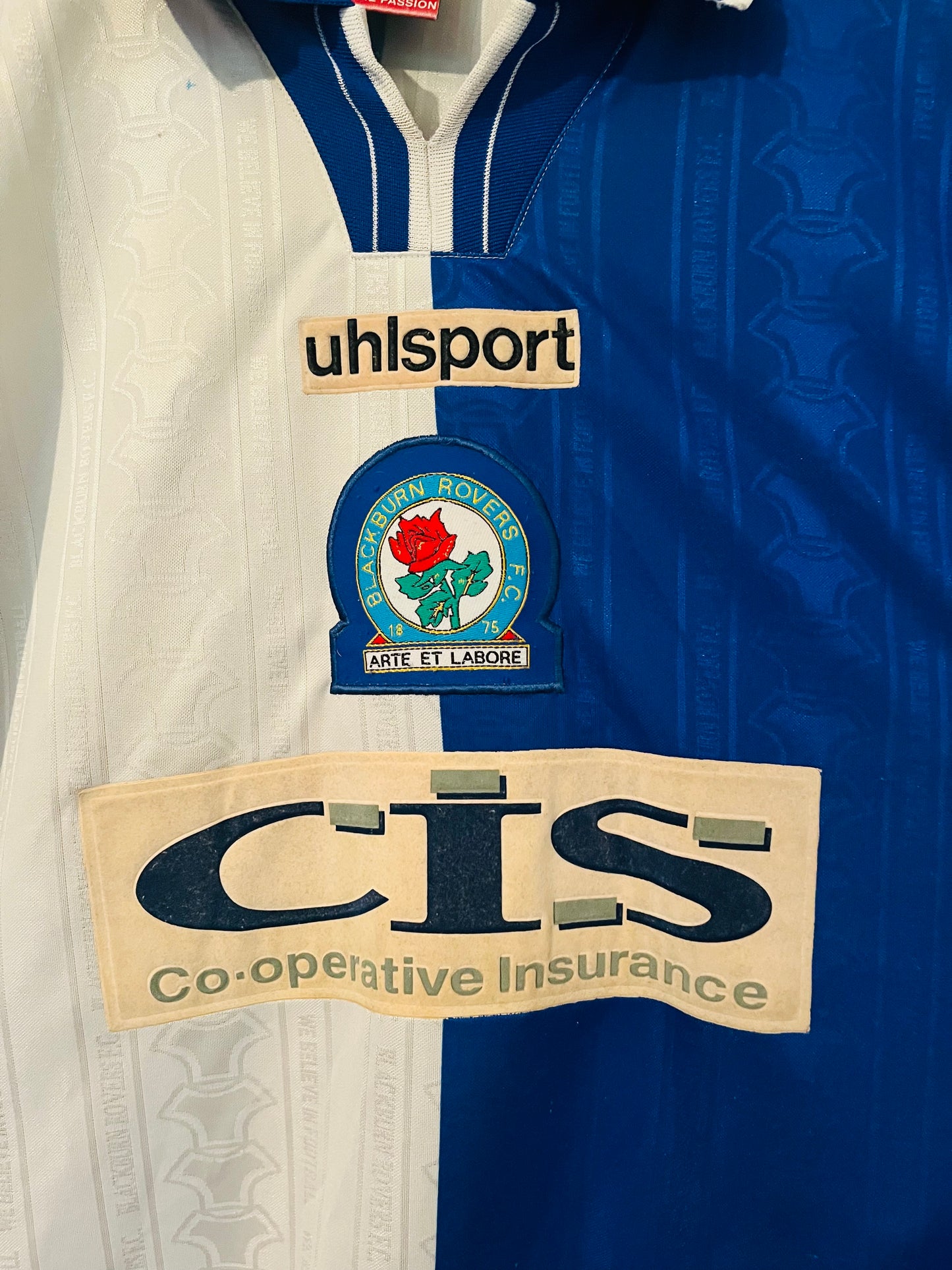 Blackburn Rovers home football shirt 1998/2000 Gallacher 3XL