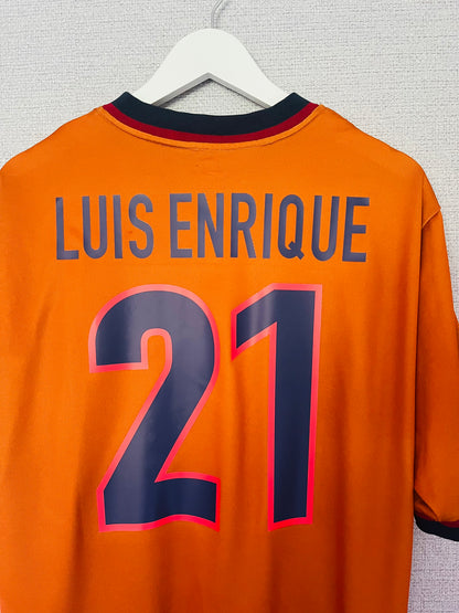 Barcelona away football shirt 1998/99 Luis Enrique Large