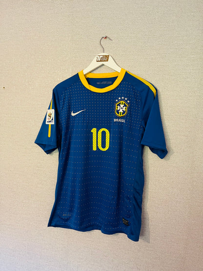 Brazil away football shirt W/C 2010 Kaka Medium