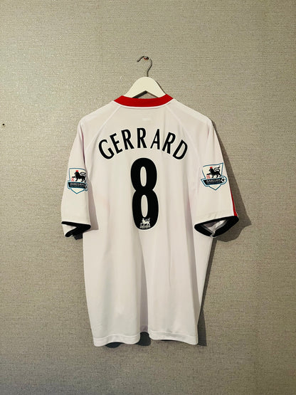 Liverpool away football shirt 2005/06 Gerrard XL