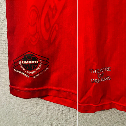 Manchester United home football shirt 1997/98 Scholes Medium
