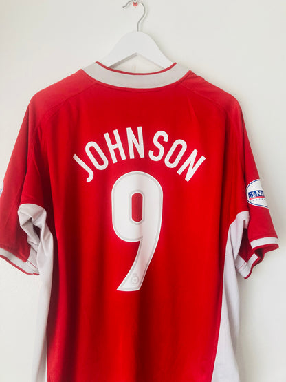 Nottingham Forest home football shirt 2002/03 Johnson XXL