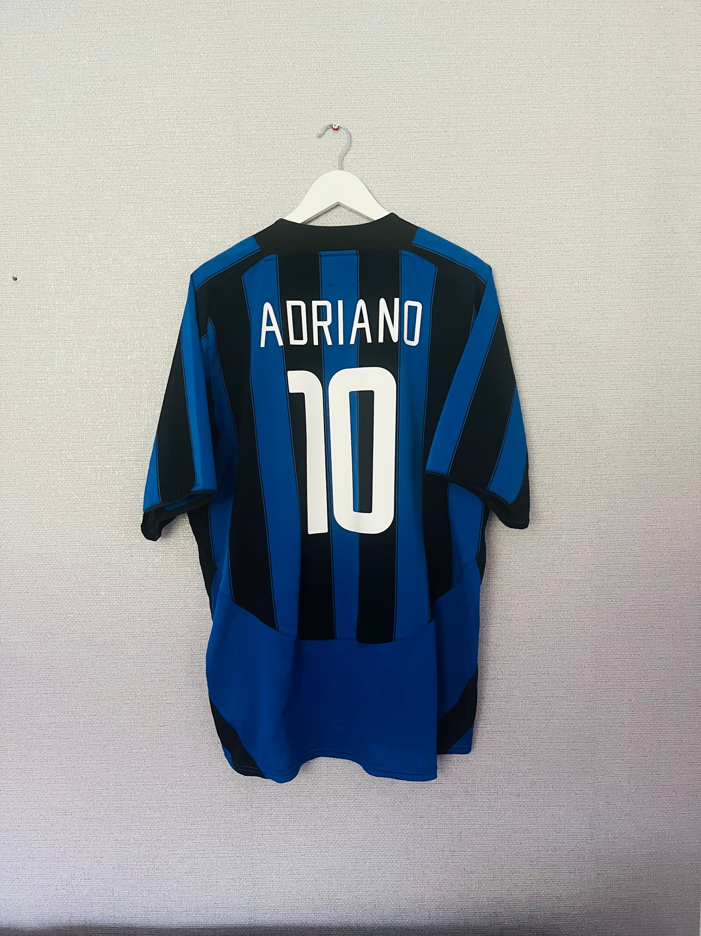 Inter Milan home football shirt 2003/04 Adriano XL
