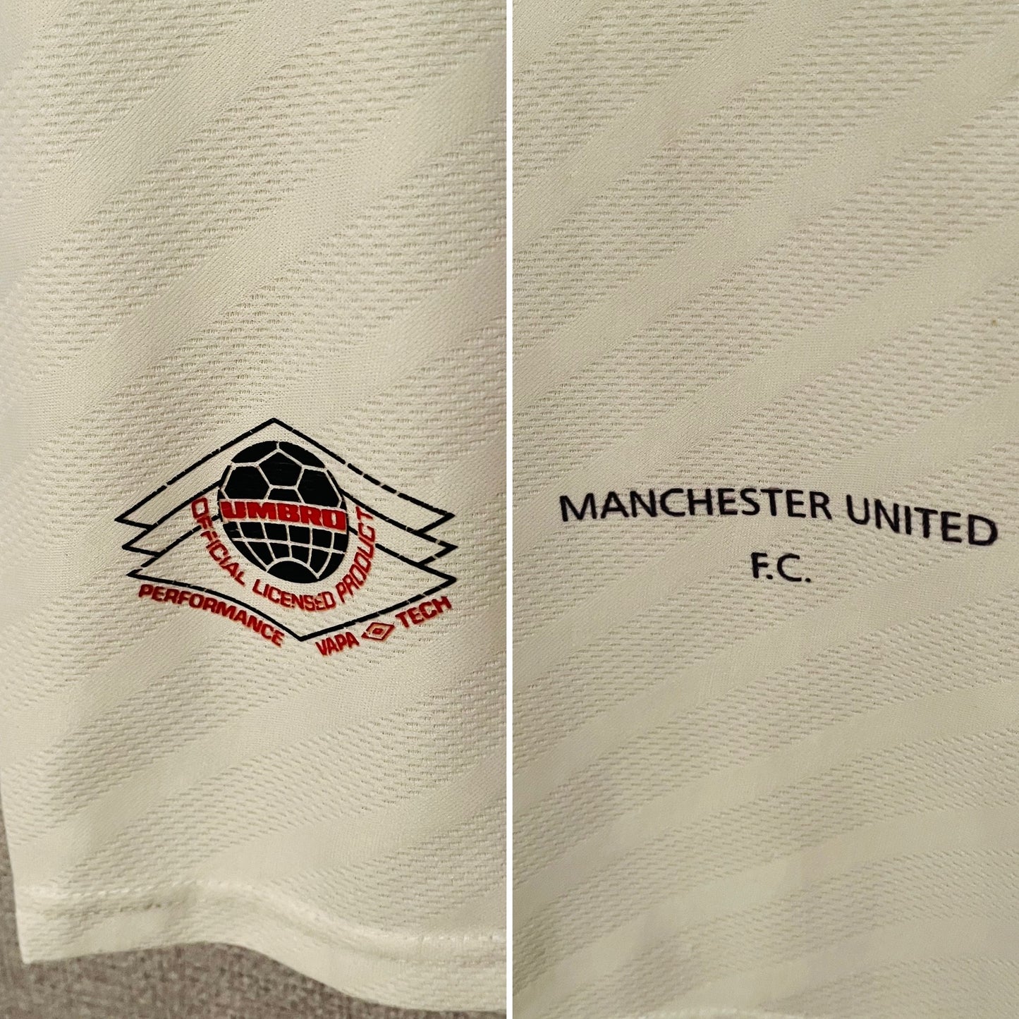Manchester United away football shirt 1996/97 Cantona Large