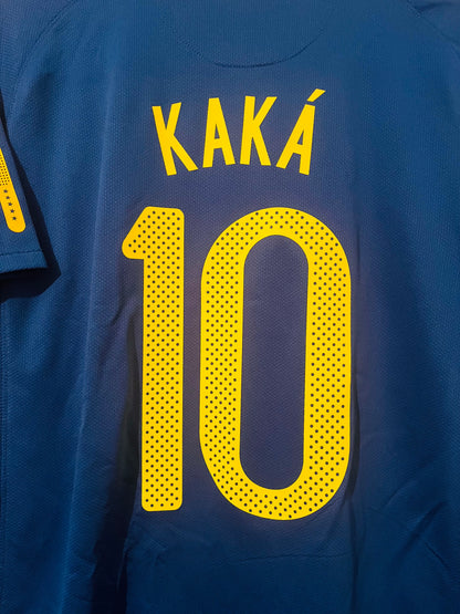 Brazil away football shirt W/C 2010 Kaka Medium