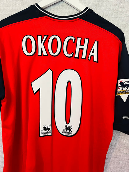 Bolton Wanderers away football shirt 2003/04 Okocha L/XL