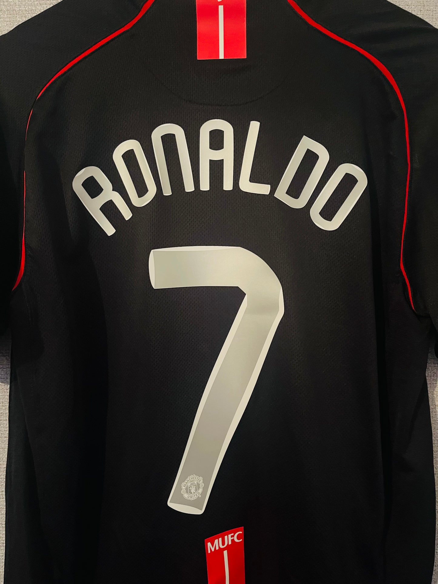 Manchester United away football shirt 2007/08 CR7 Large