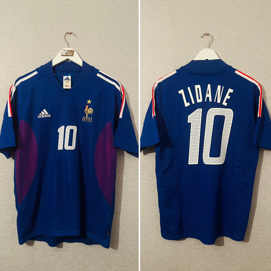 France home football shirt 2002/04 Zidane Medium
