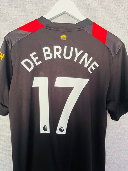 Manchester City away football shirt 2022/23 De Bruyne Large