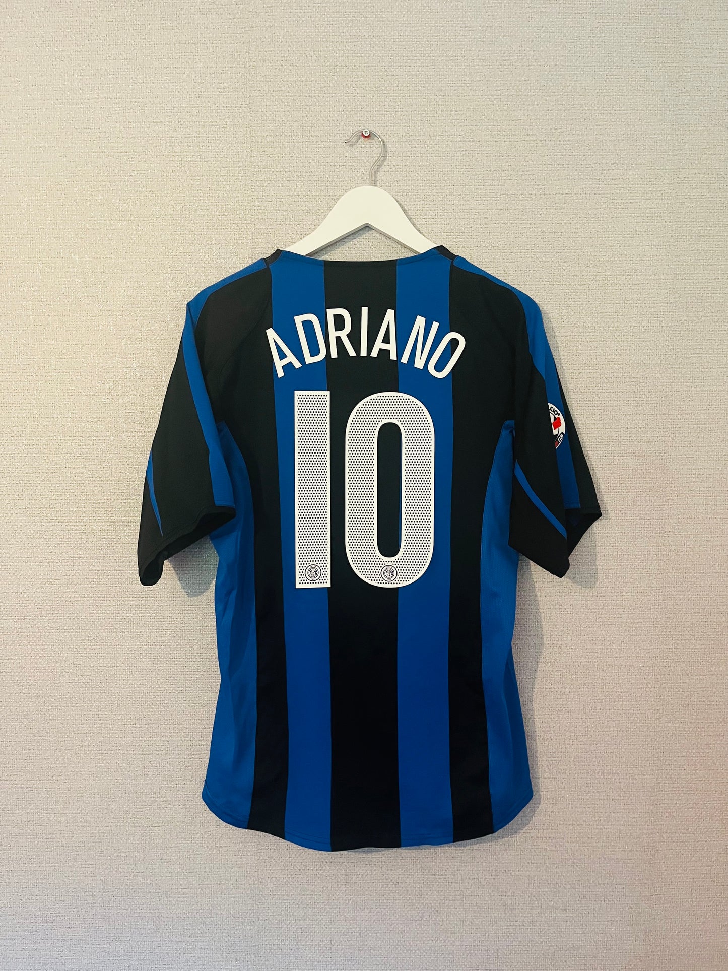 Inter Milan home football shirt 2004/05 Adriano Medium