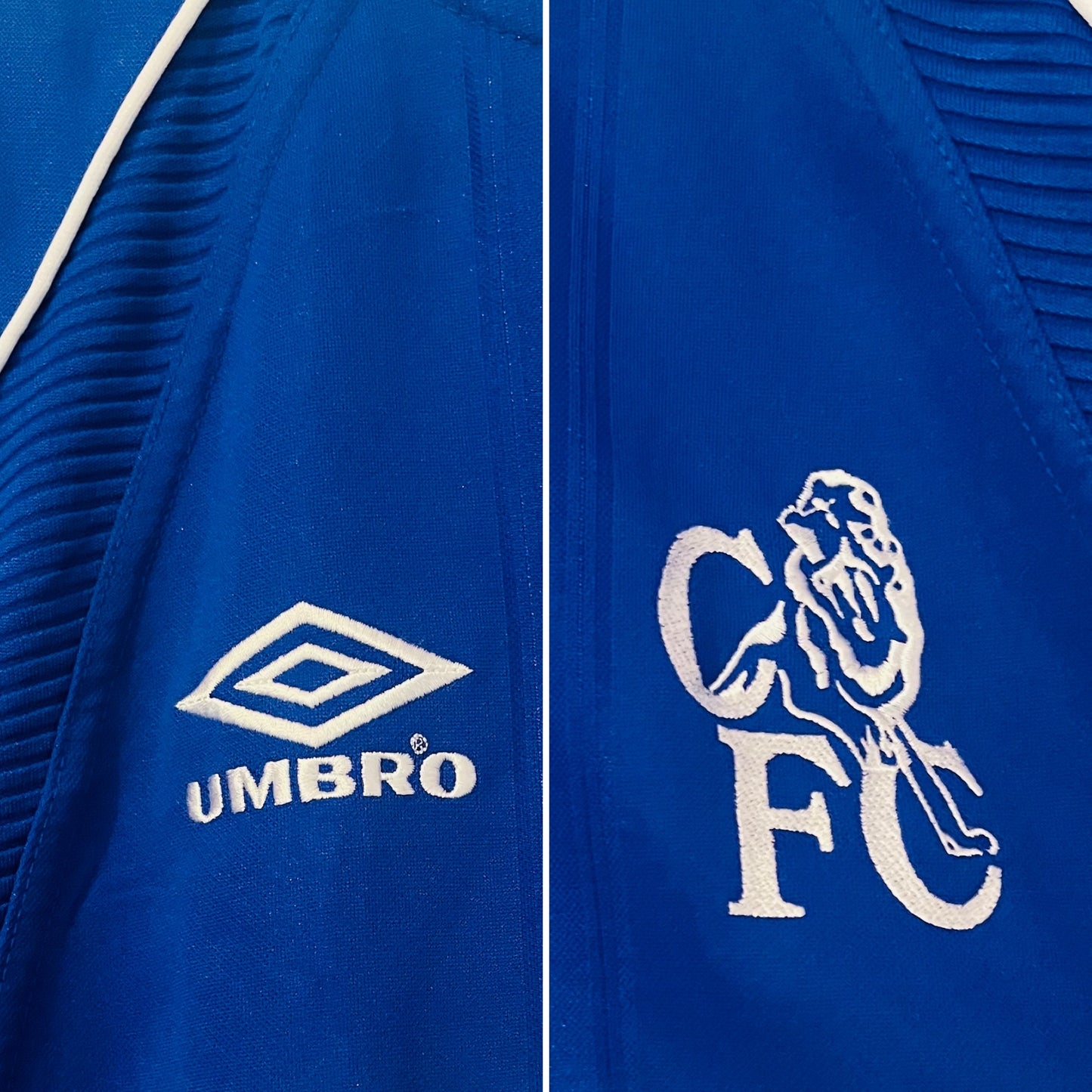Chelsea home football shirt 1999/2000 Poyet XL