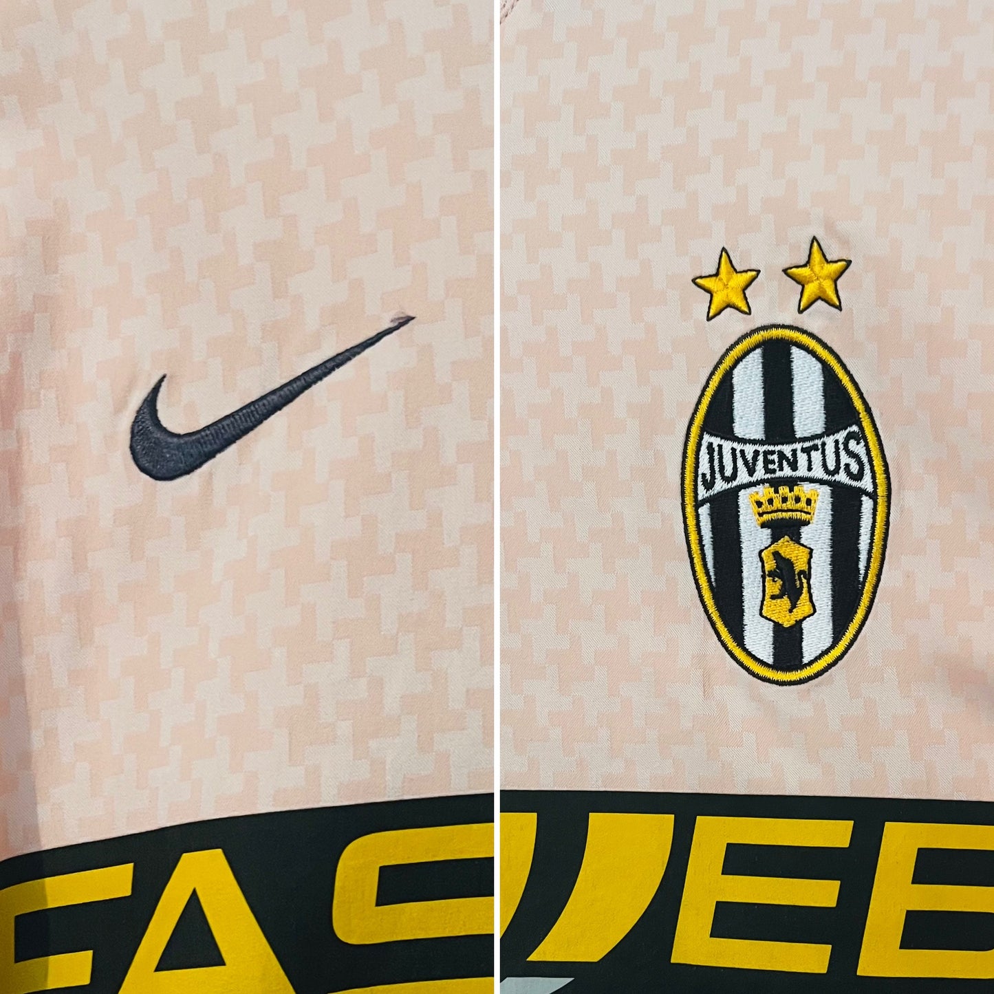 Juventus away football shirt 2003/04 Trezeguet Small/Medium