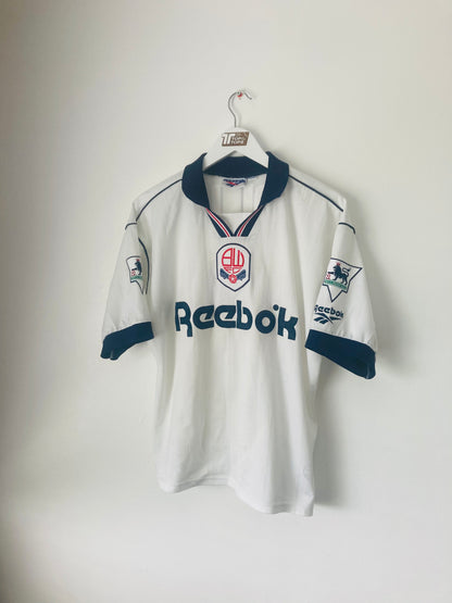 Bolton Wanderers home football shirt 1995/96 McGinlay Medium