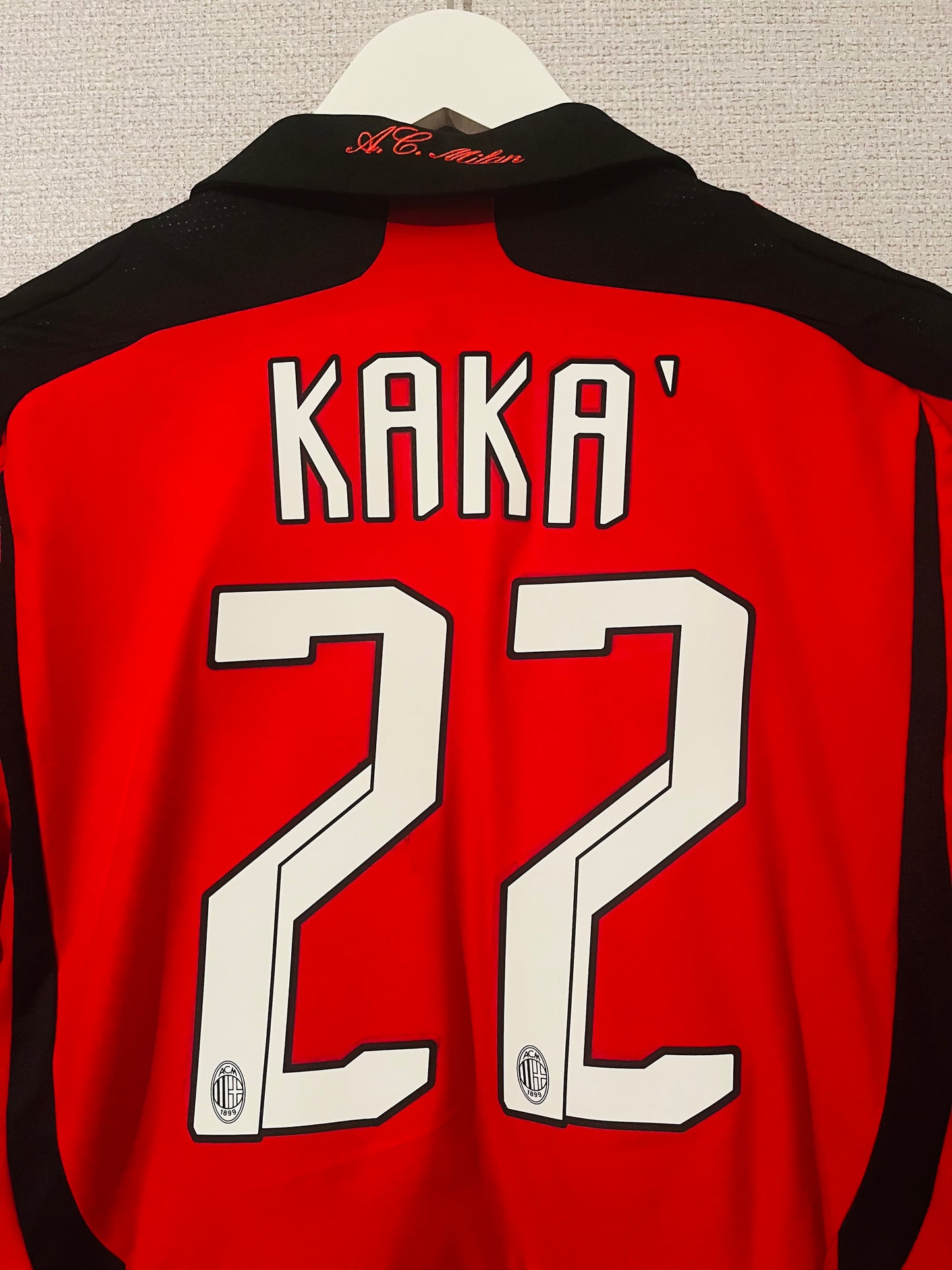 AC Milan home football shirt 2007/08 Kaka Large
