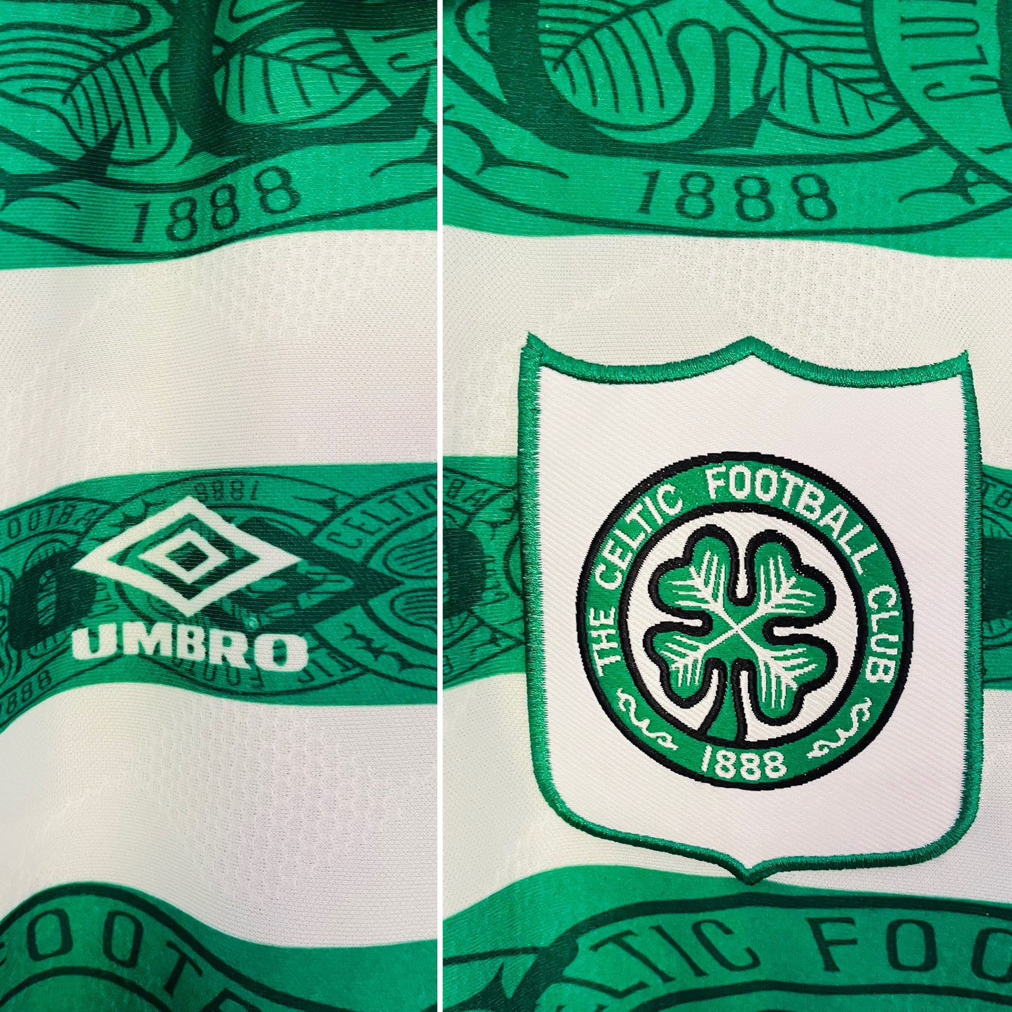 Glasgow Celtic home football shirt 1995/97 XXL