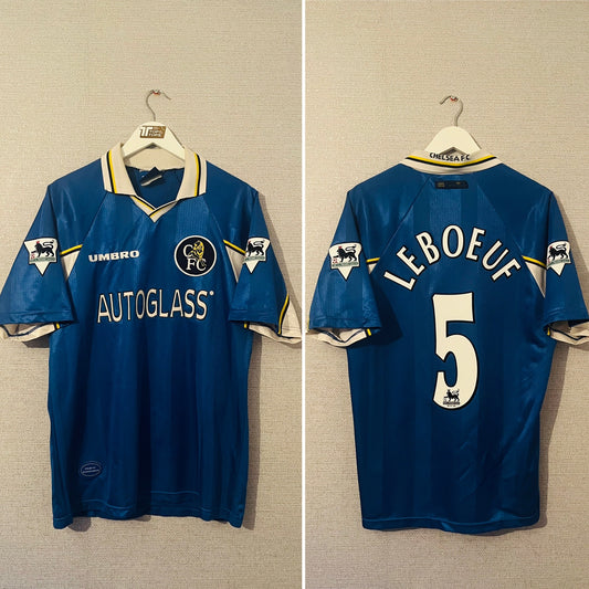 Chelsea home football shirt 1997/99 Leboeuf Large