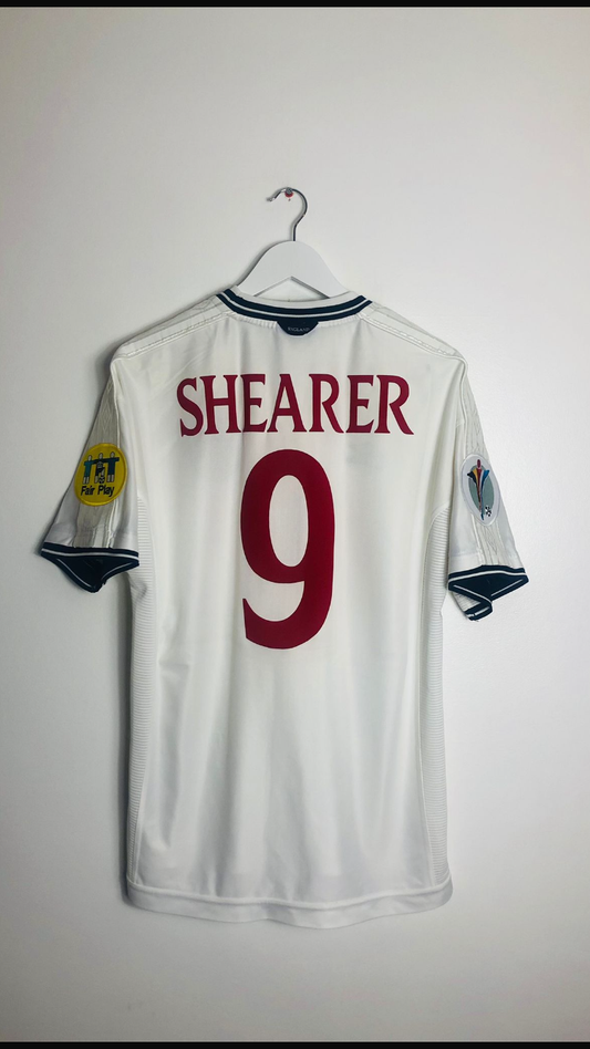 England home football shirt Euro 2000 Shearer