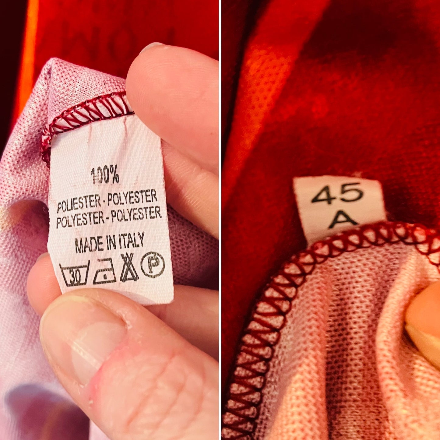 Roma third football shirt 1996/97 Totti XL