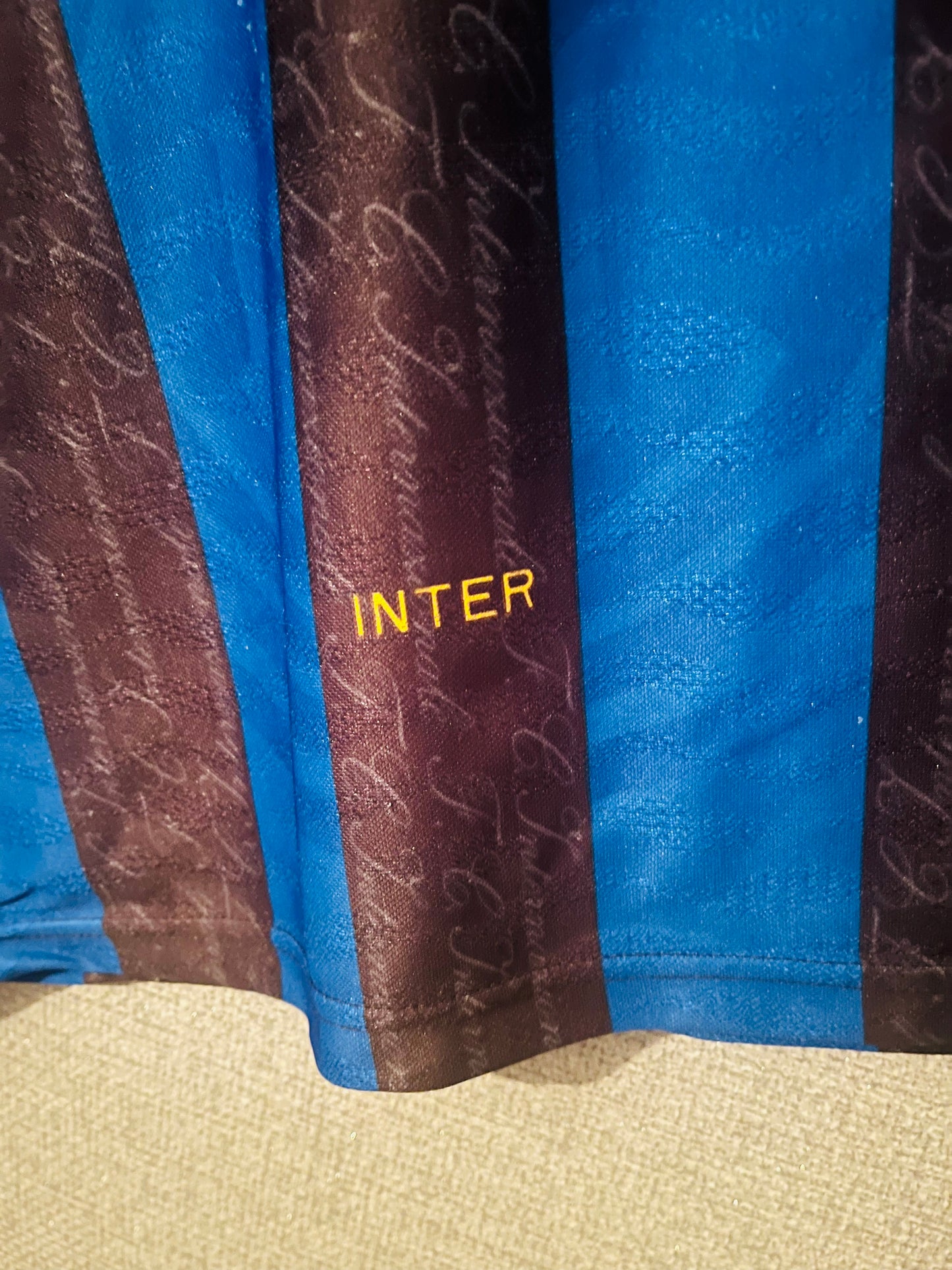 Inter Milan home football shirt 1996/97 Djorkaeff Medium