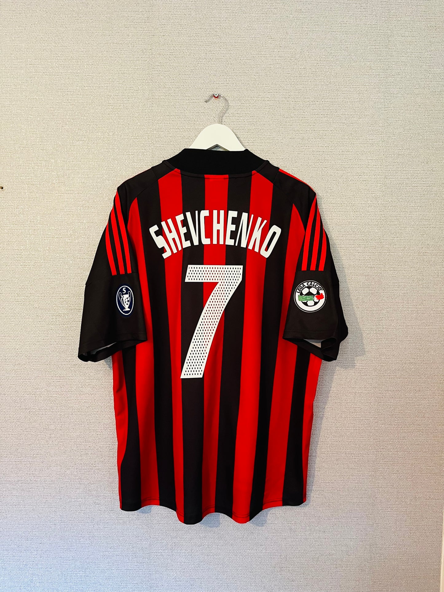 AC Milan home football shirt 2002/03 Shevchenko XL