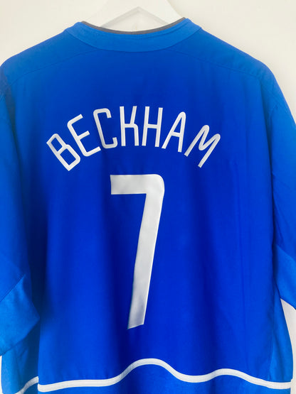 Manchester United third football shirt 2002/03 Beckham XXL