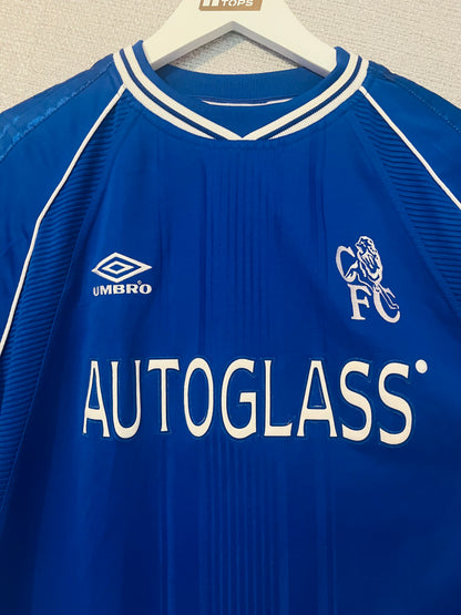 Chelsea home football shirt 1999/2000 Poyet XL