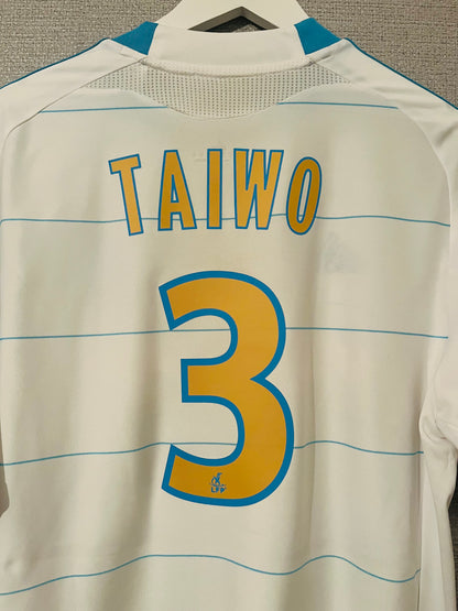 Olympique Marseille home cup final football shirt 2010/11 Taiwo Large
