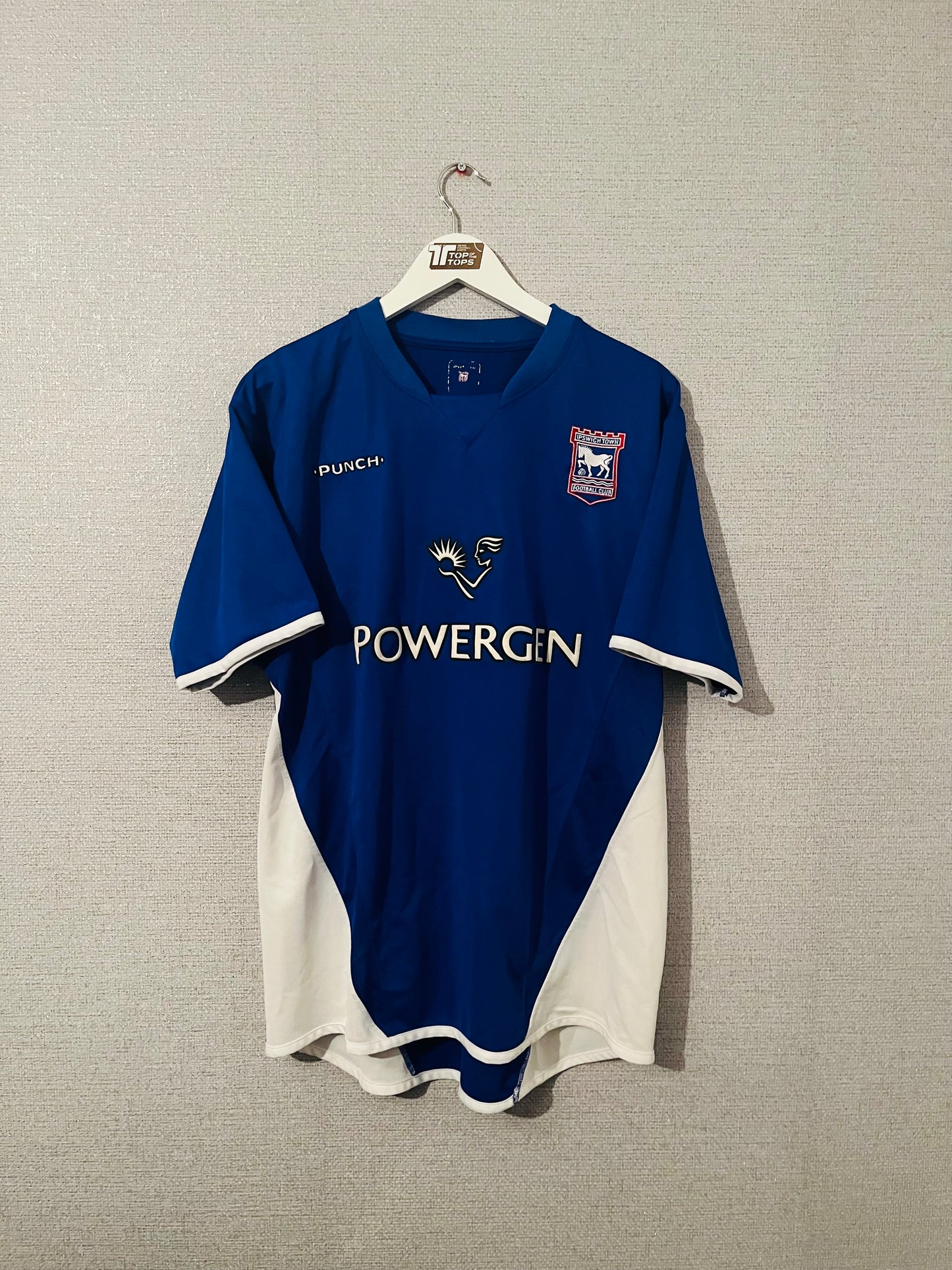 Ipswich Town home football shirt 2003/05 Large