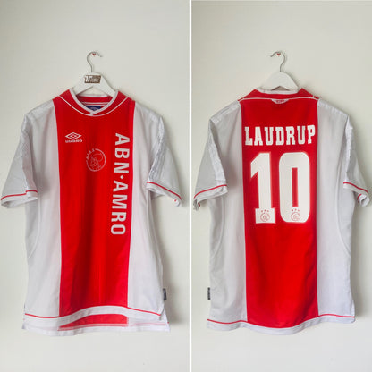 Ajax home football shirt 1999/2000 Laudrup Large