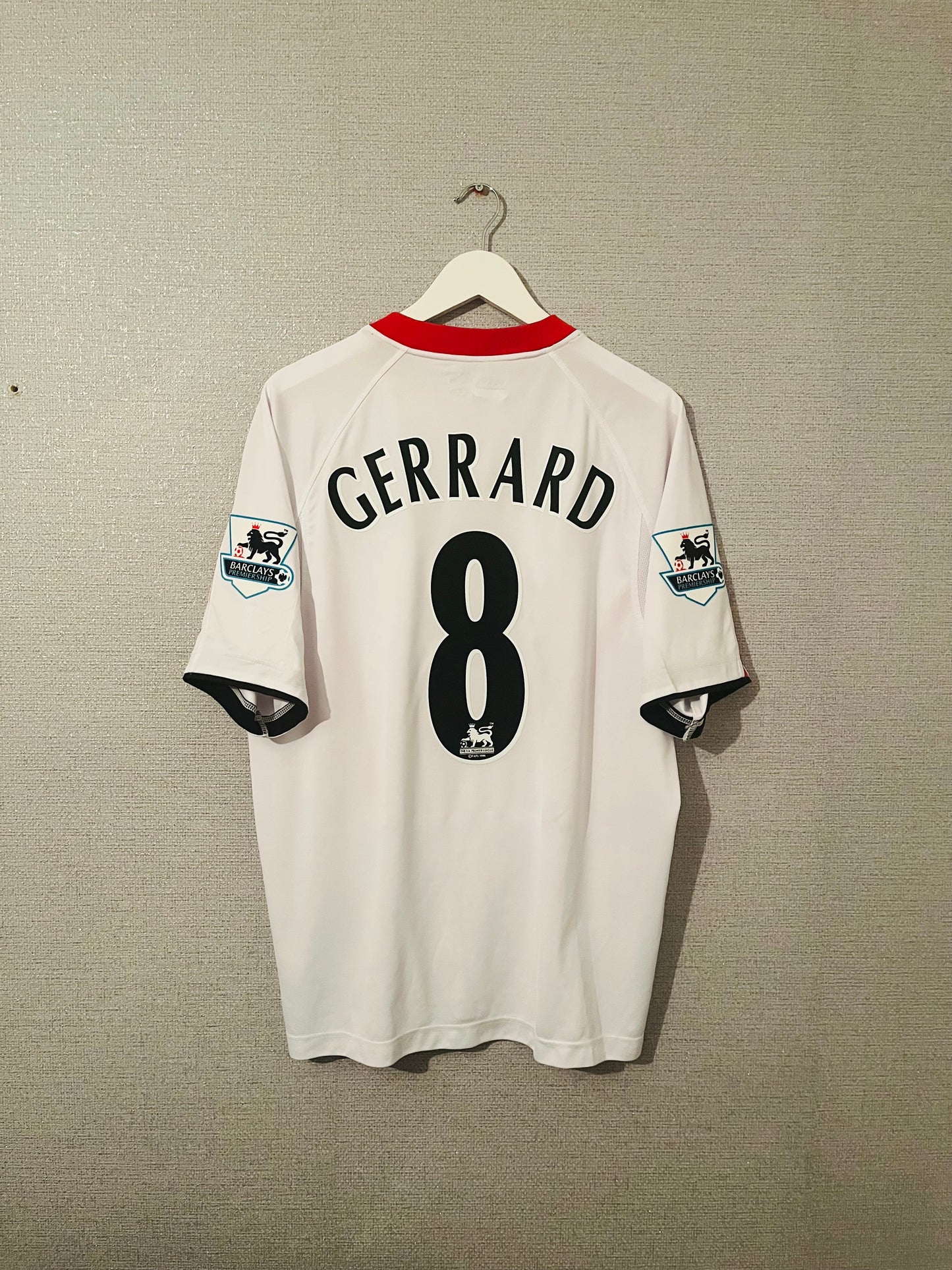 Liverpool away football shirt 2005/06 Gerrard Large