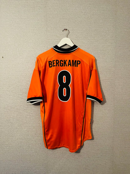 Holland Netherlands home football shirt W/C 1998 Bergkamp Large