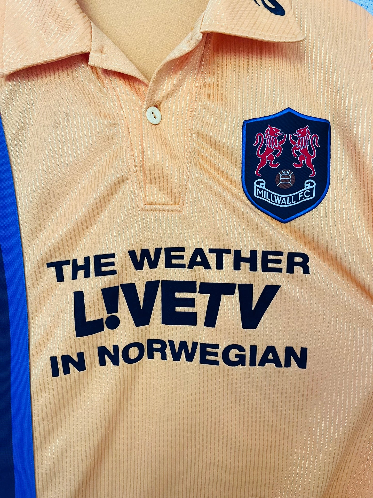 Millwall third football shirt 1997/98 L/S XL