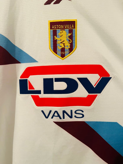 Aston Villa away football shirt 1999/2000 Merson Medium