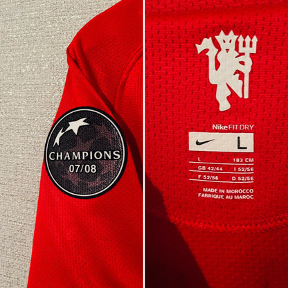 Manchester United home football shirt 2008/09 CR7 Large