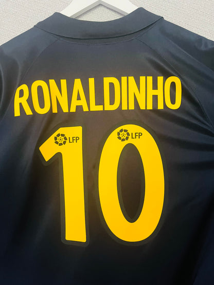 Barcelona away football shirt 2003/04 Ronaldinho XL