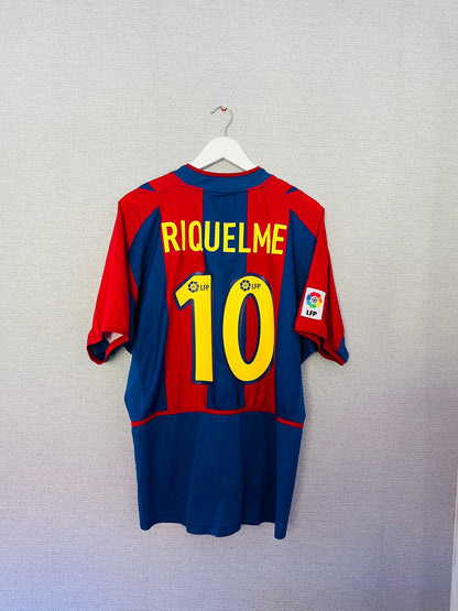 Barcelona home football shirt 2002/03 Riquelme Large