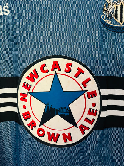 Newcastle United away football shirt 1996/97 Ginola XL
