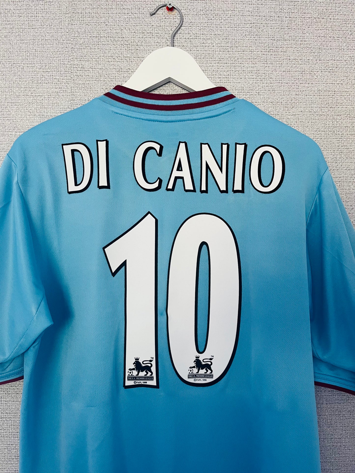 West Ham United away football shirt 2001/04 Di Canio Medium/Large