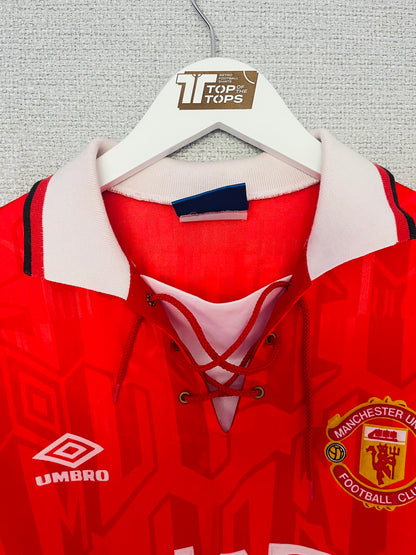 Manchester United home football shirt 1992/94 Cantona XL