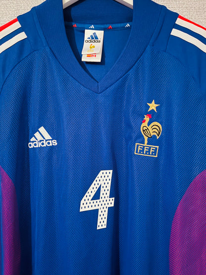 France home football shirt 2002/04 Vieira XL