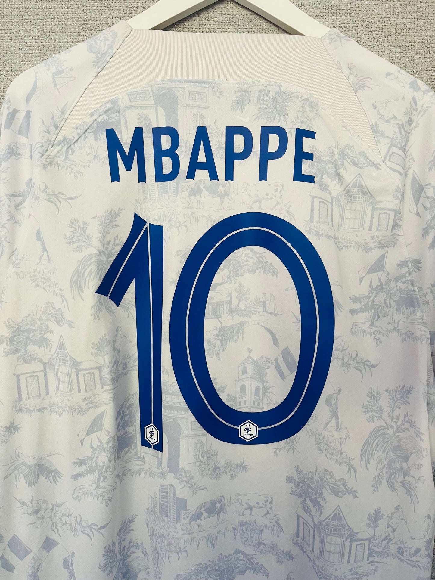 France away football shirt World Cup 2022 Mbappe XXL