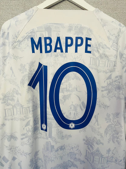 France away football shirt World Cup 2022 Mbappe XXL