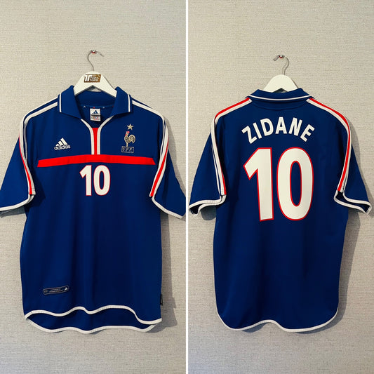 France home football shirt Euro 2000 Zidane Large