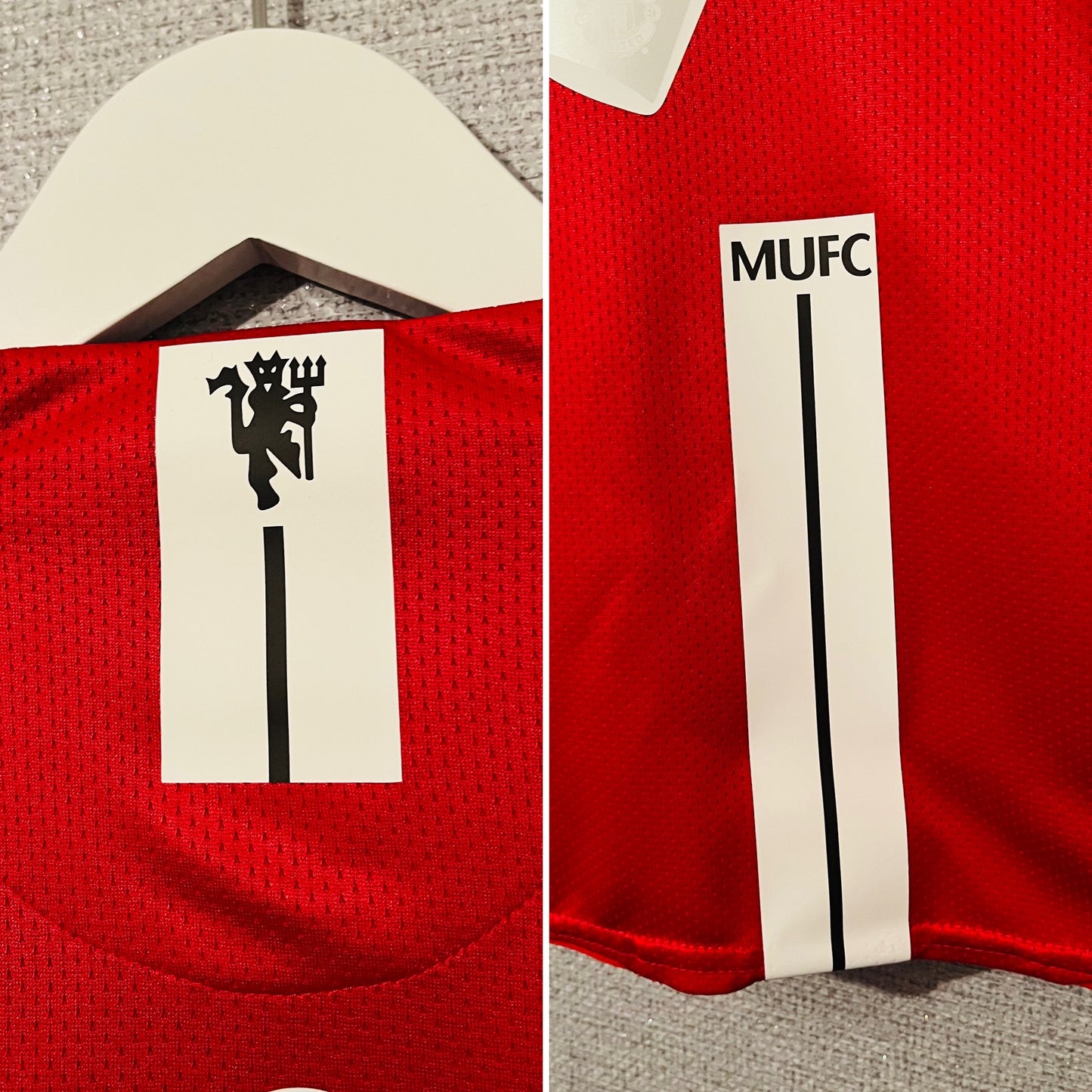 Manchester United home football shirt 2007/08 CR7 Large