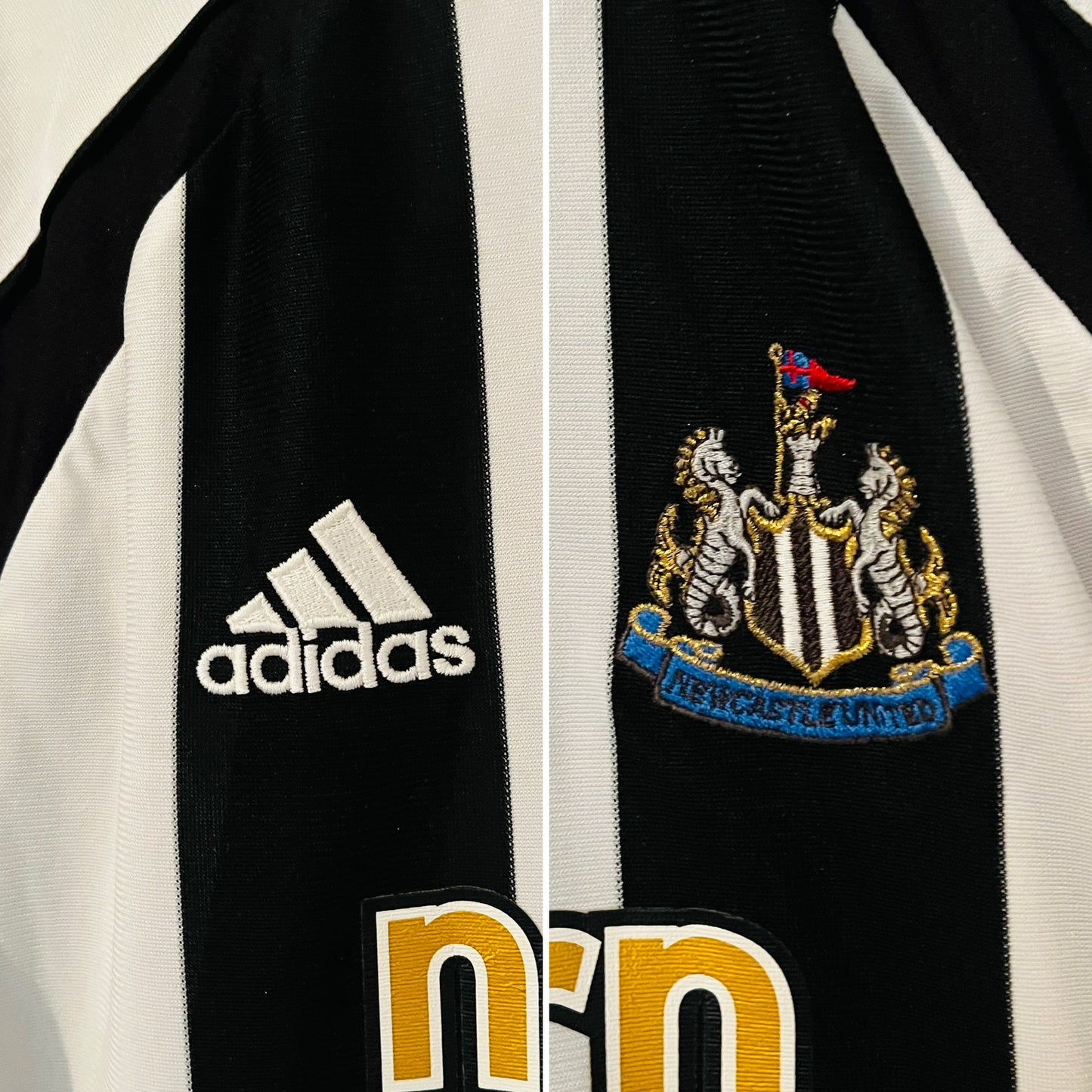 Newcastle United home football shirt 2005/07 Shearer Large
