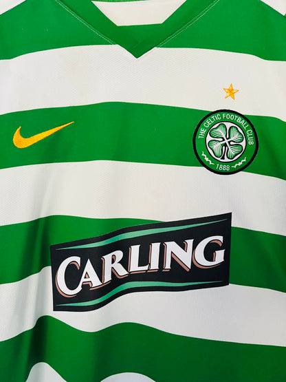 Glasgow Celtic home football shirt 2008/08 Samaras XL