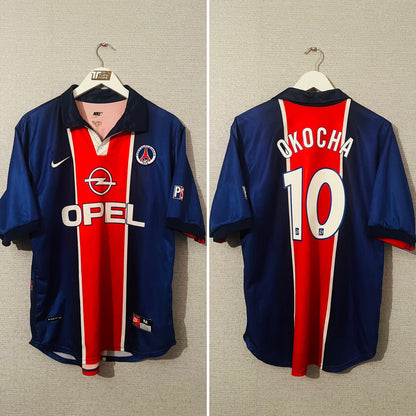 PSG home football shirt 1998/99 Okocha Medium