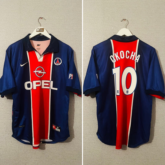 PSG home football shirt 1998/99 Okocha Medium